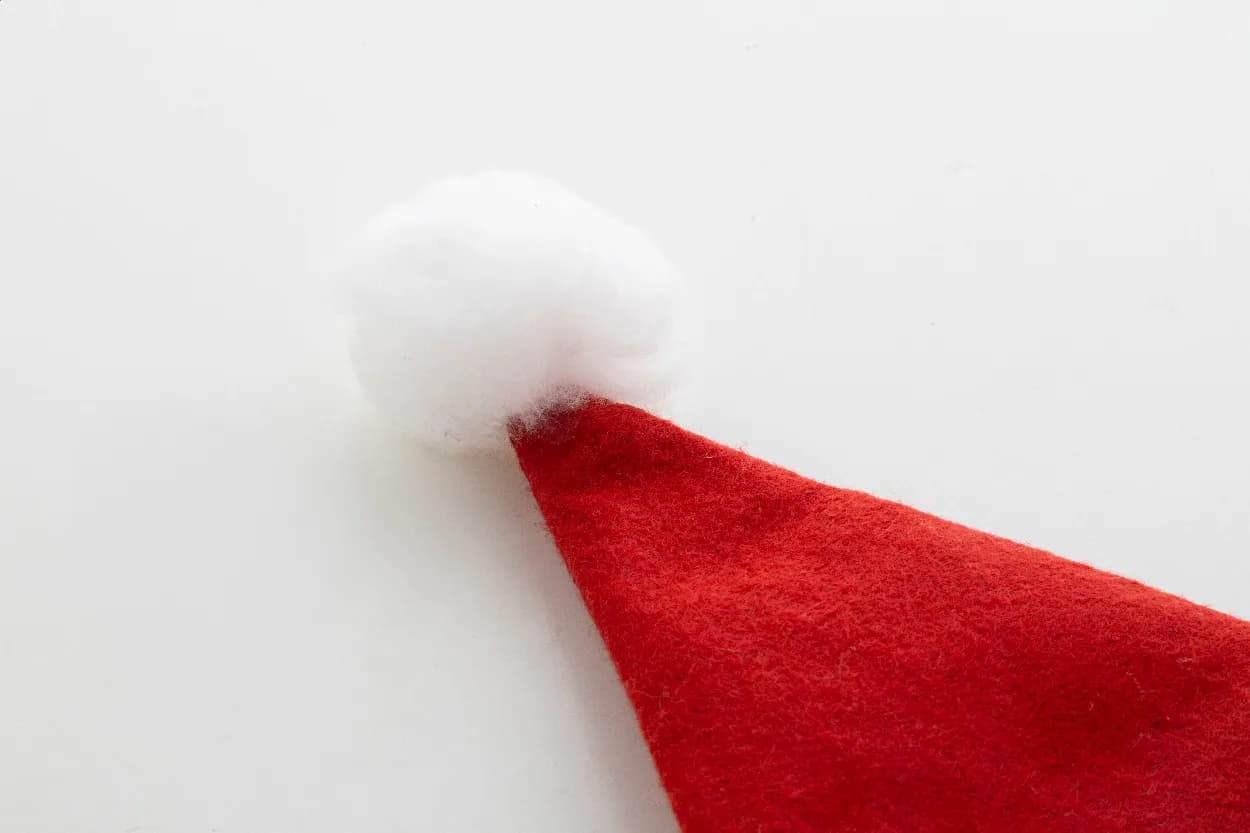 Weihnachtsmütze für Kinder RPET - Mini Mikku - rot (-05)