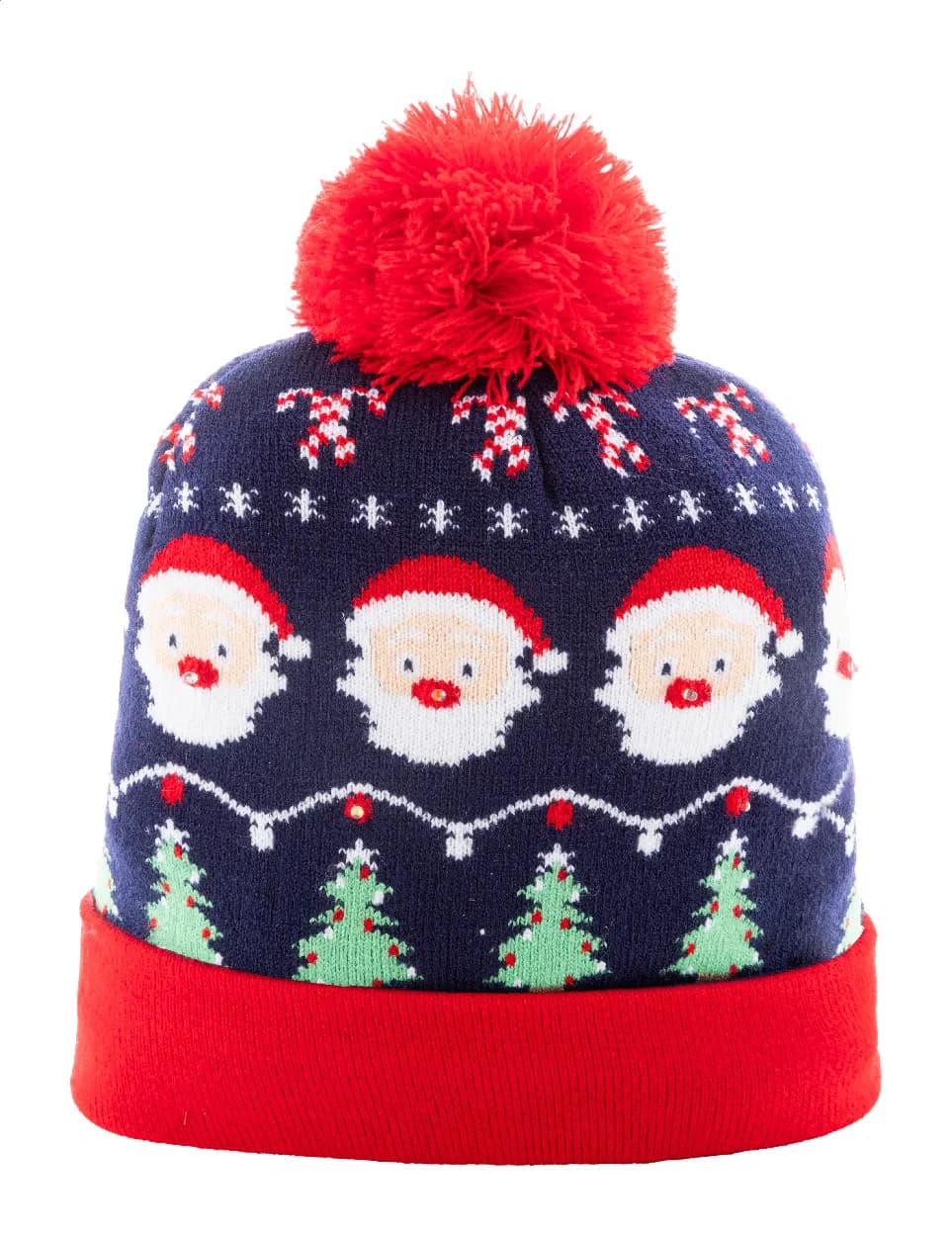 Weihnachts-LED-Wintermütze, Rentier - Norrsken - mehrfarbig (-B)