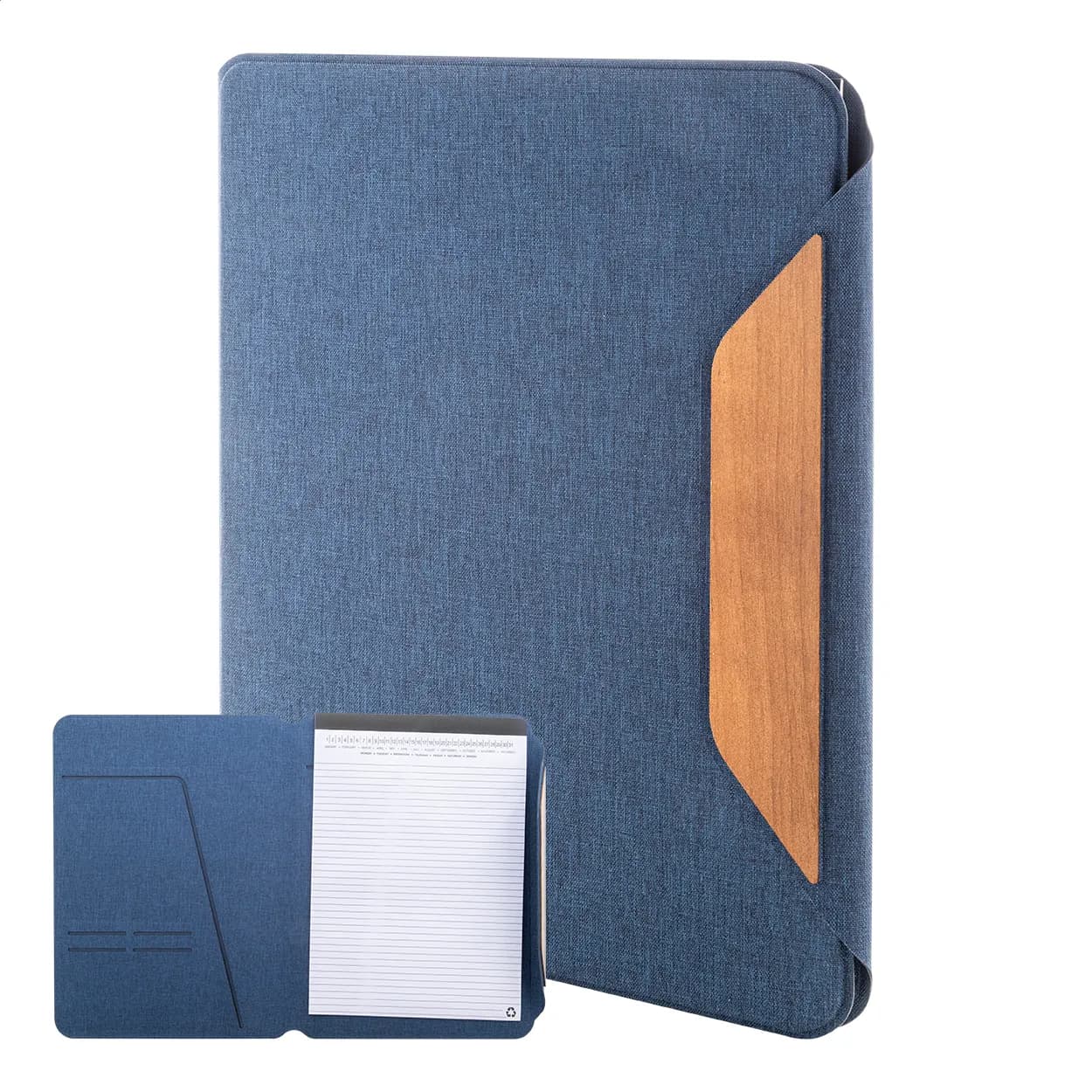 Dokumentenmappe RPET - Wapudo A4 - blau (-06)