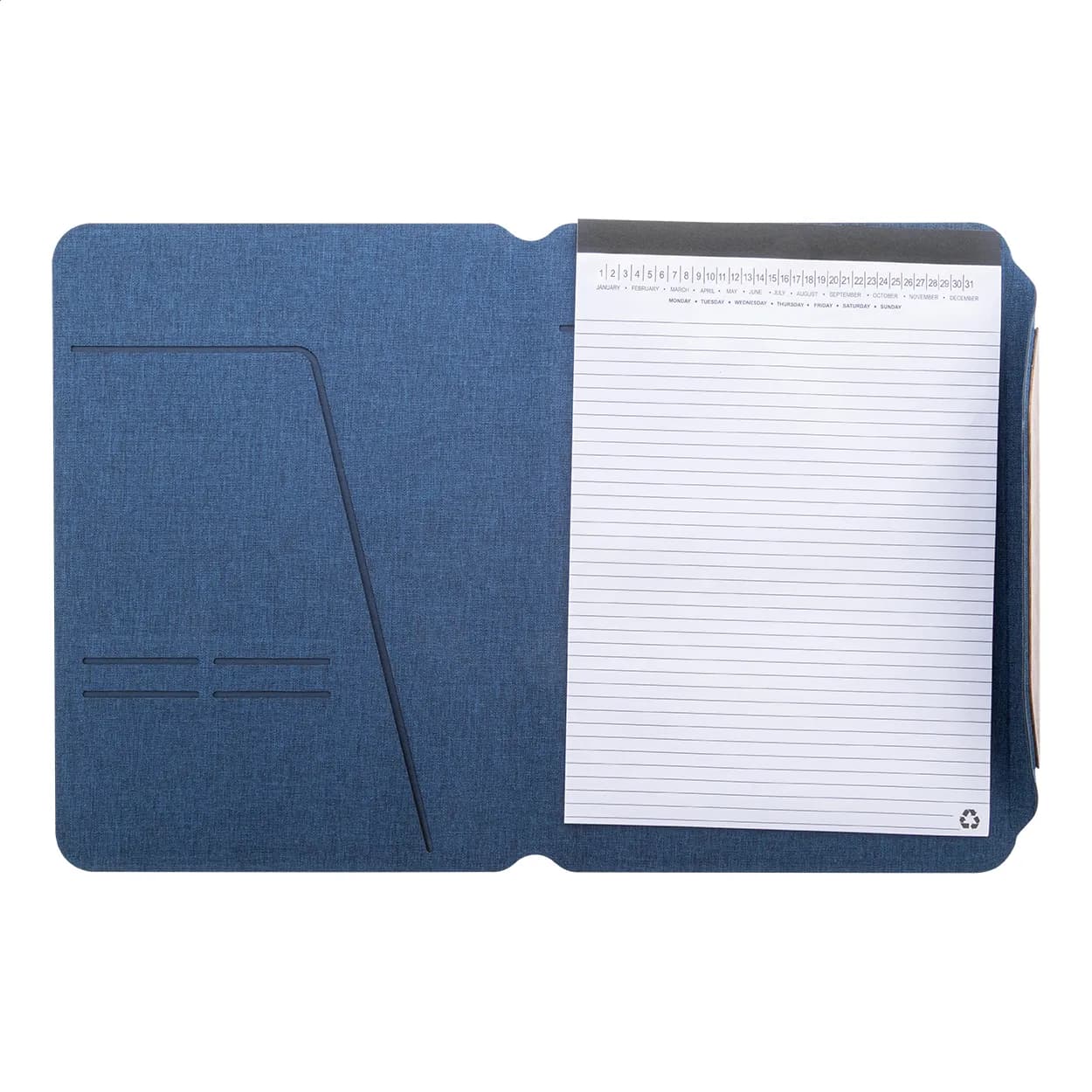 Dokumentenmappe RPET - Wapudo A4 - blau (-06)