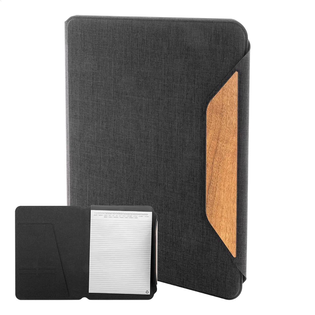 Dokumentenmappe RPET - Wapudo A4 - schwarz (-10)