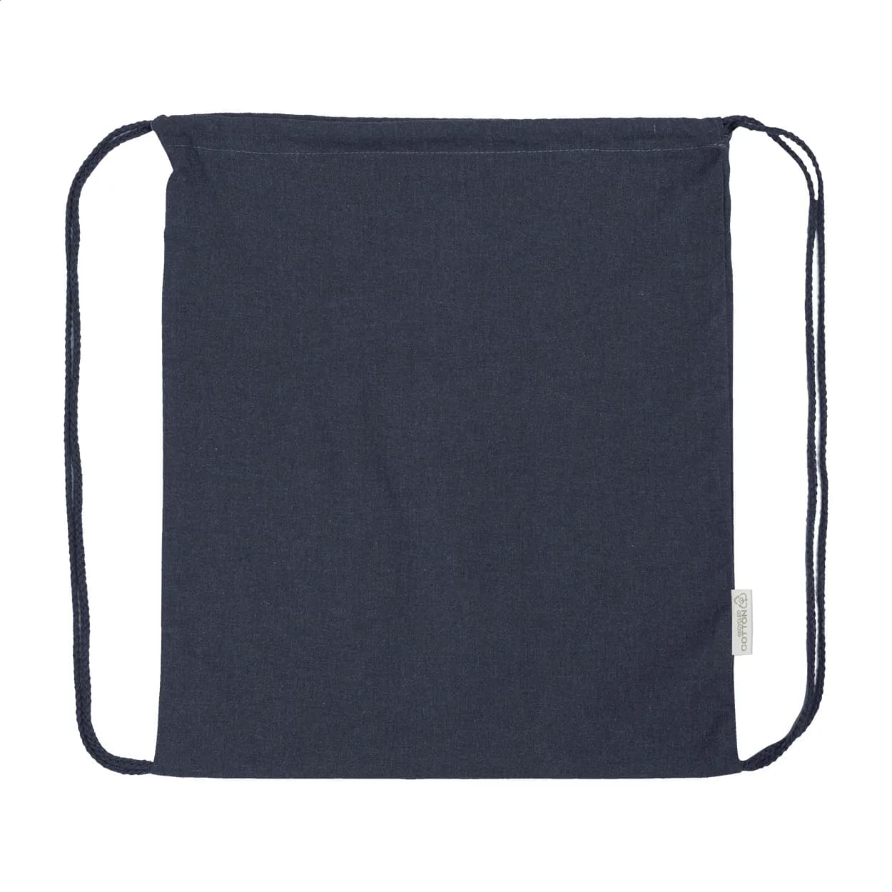 Kordelzugbeutel aus recycelter Baumwolle - Dropex - dunkelblau (-06A)