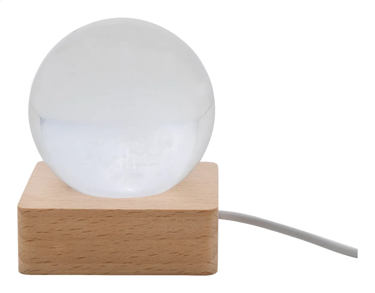 Leuchtkugel mit Weihnachtsmotiv - Borealis - transparent