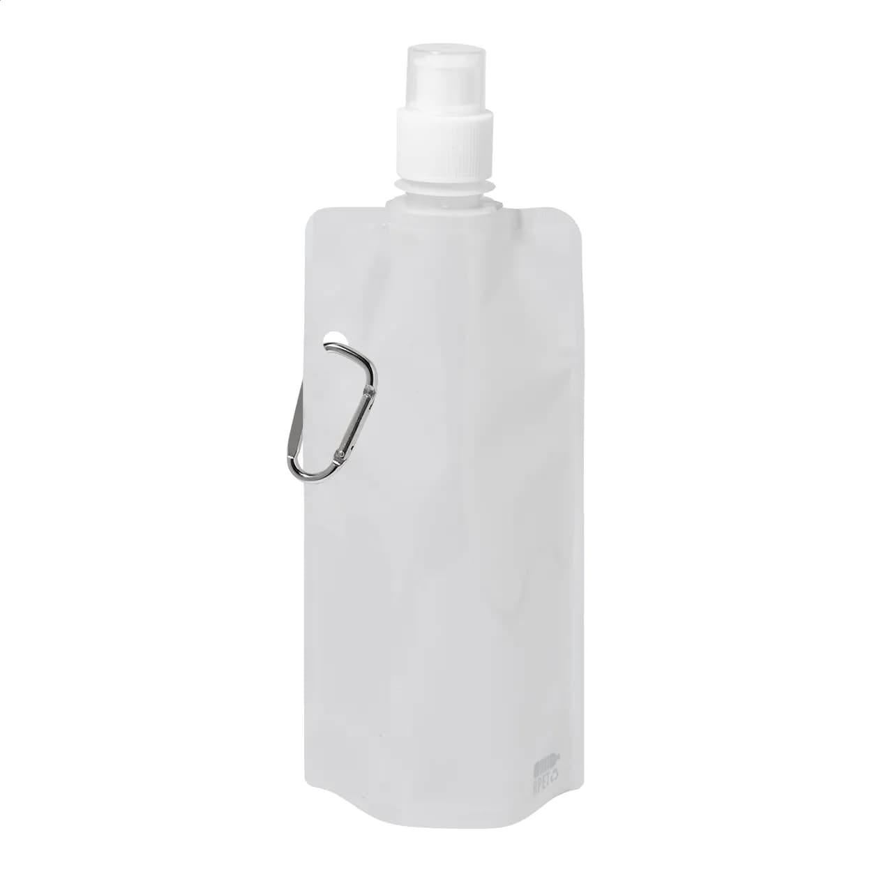 Faltbare RPET Flasche - Carabol - weiß (-01)