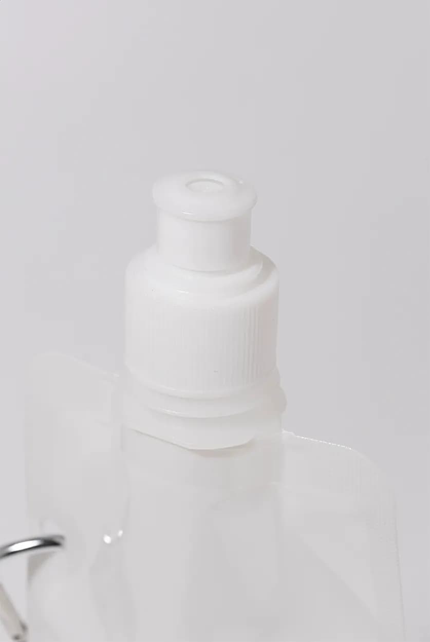 Faltbare RPET Flasche - Carabol - weiß (-01)