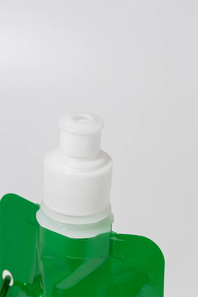 Faltbare RPET Flasche - Carabol - grün (-07)