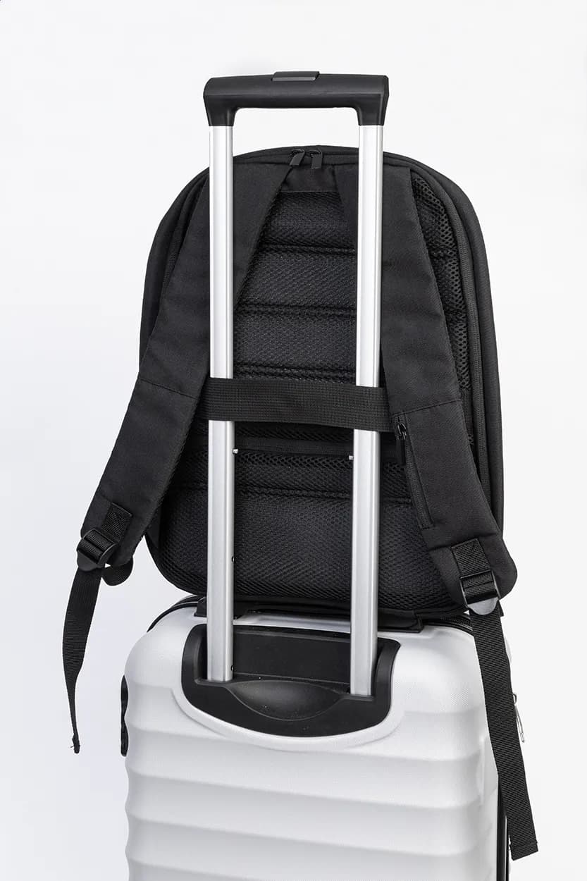 RPET-Rucksack - Leland - schwarz (-10)