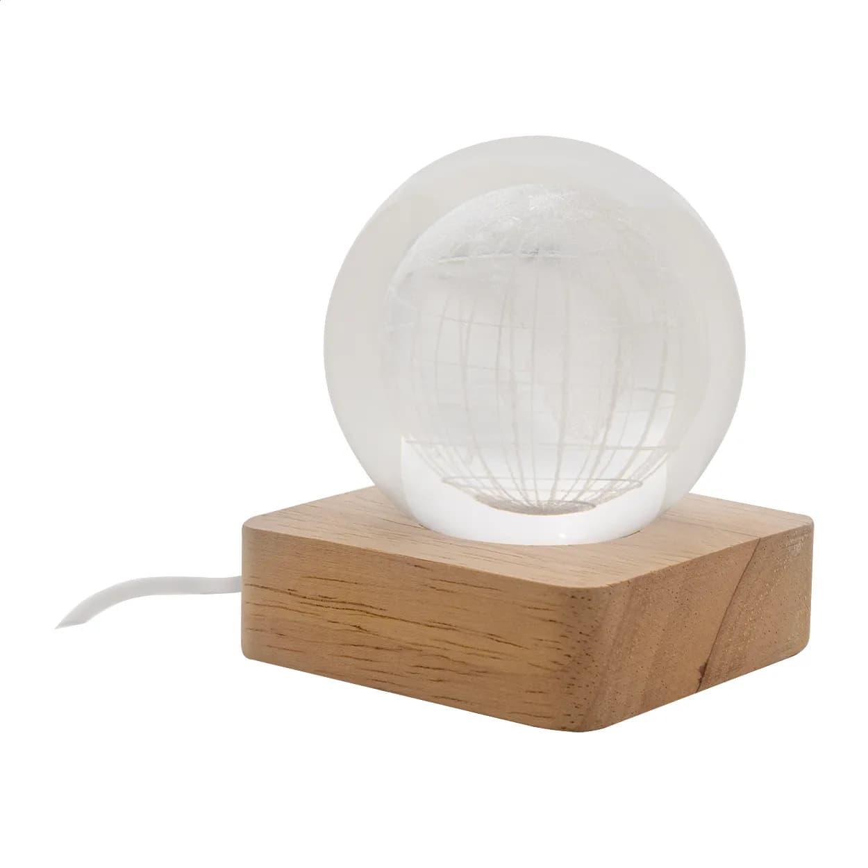 LED-Glaskugel - LumiGlobe - transparent
