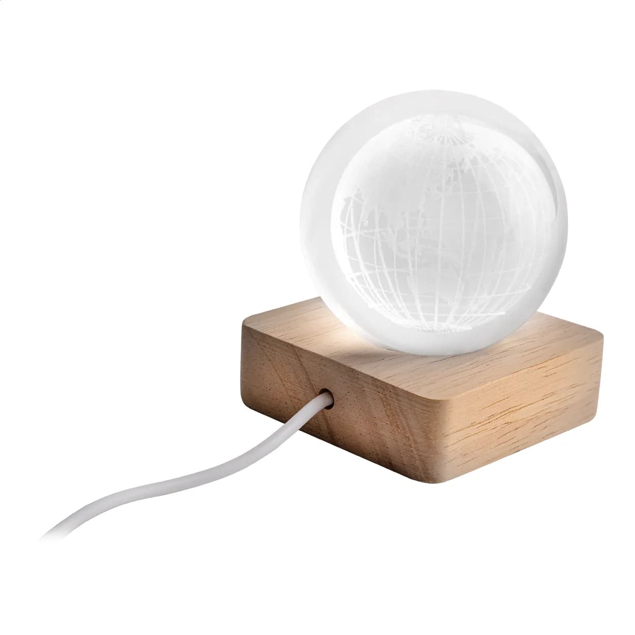 LED-Glaskugel - LumiGlobe - transparent
