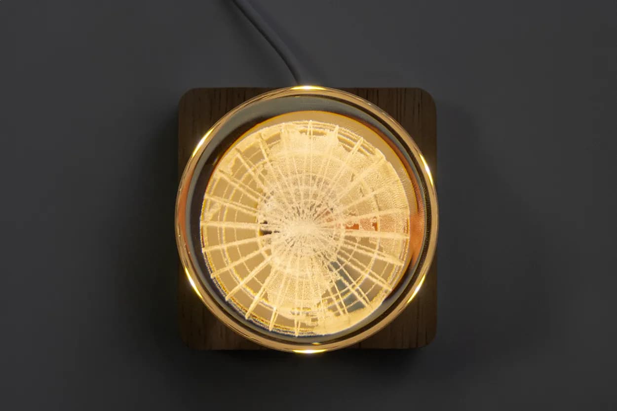 LED-Glaskugel - LumiGlobe - transparent