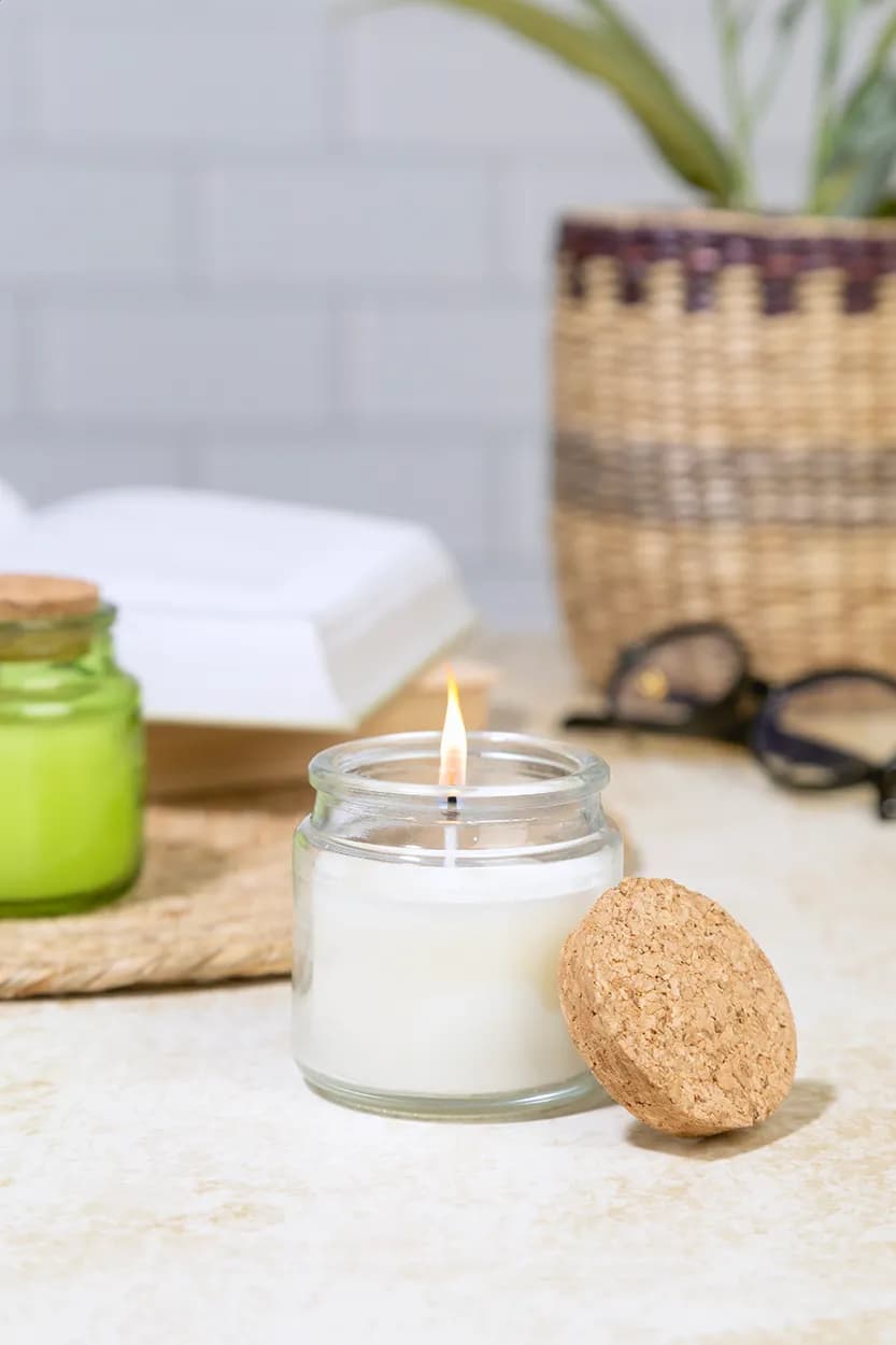 Kerze - Corbama - weiß (-01)