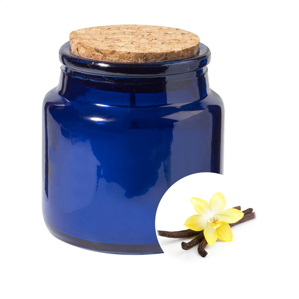 Kerze - Corbama - blau (-06)