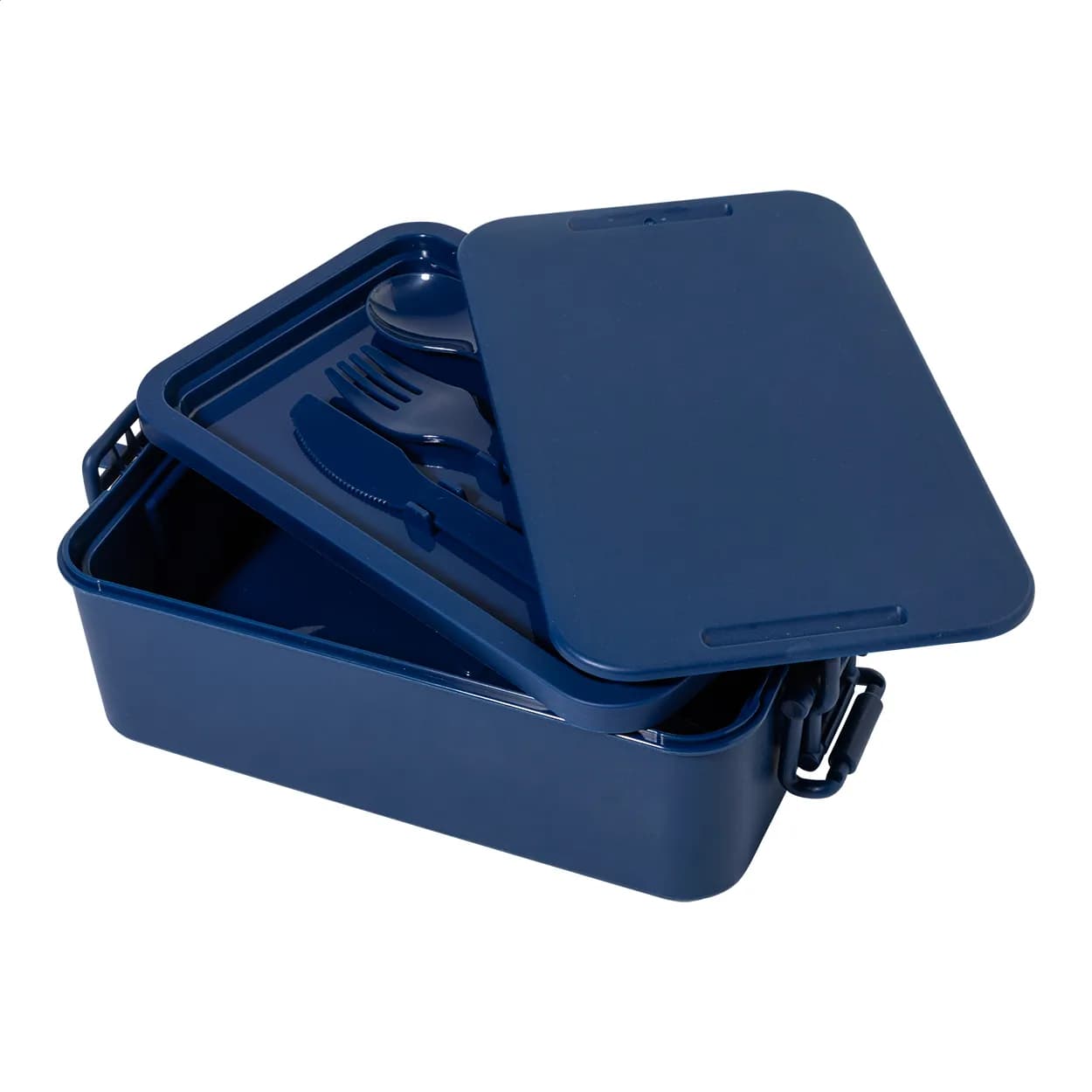 Stapelbare Lunchbox - Duplox - dunkelblau (-06A)