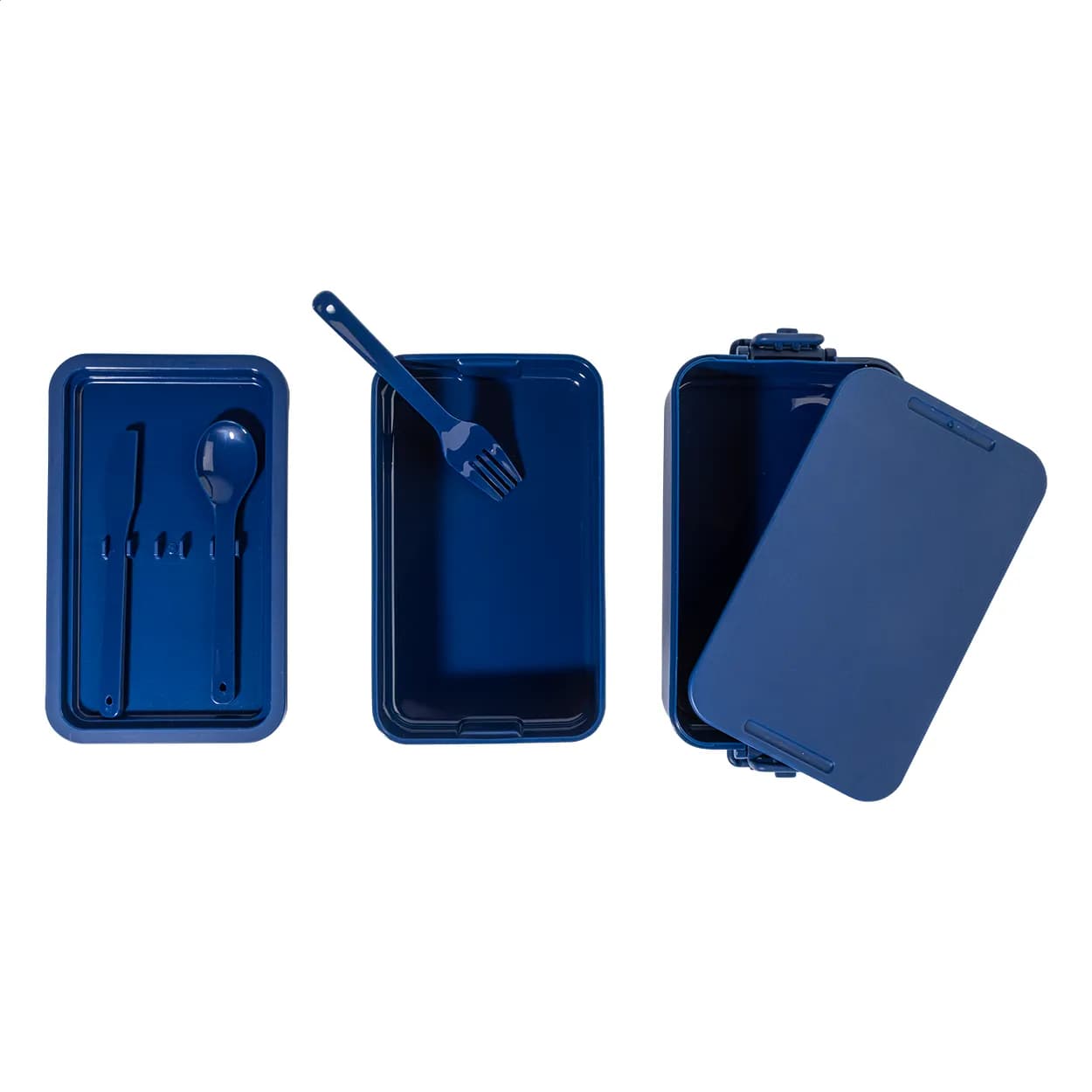 Stapelbare Lunchbox - Duplox - dunkelblau (-06A)