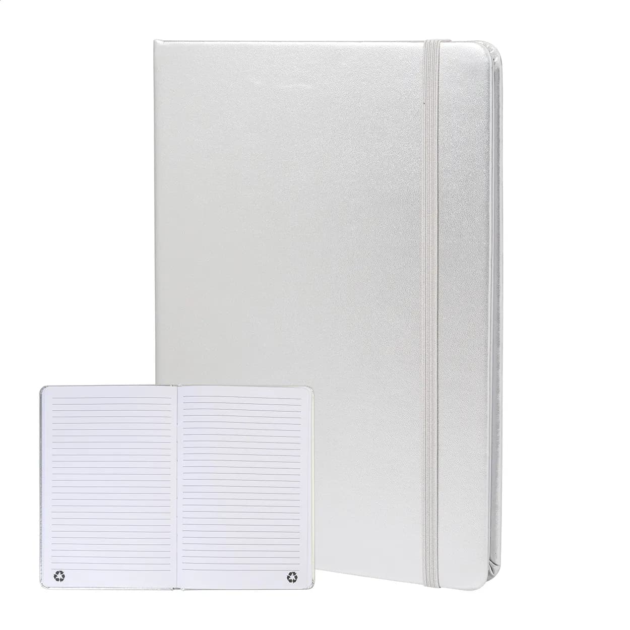 RPU-Notizbuch - Oropuk A5 - silber (-21)