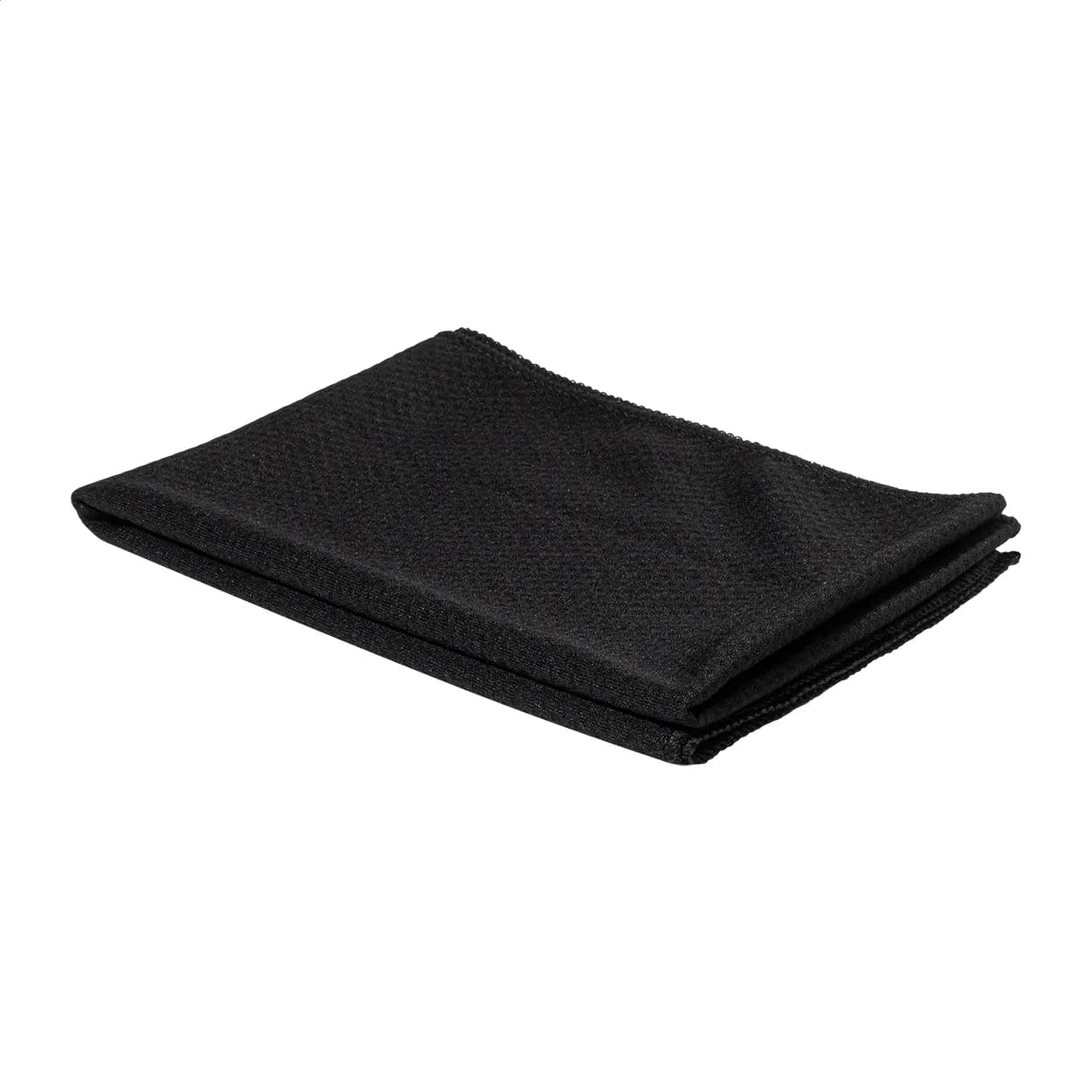 RPET Trinkflasche mit Handtuch - Fitmax - schwarz (-10)