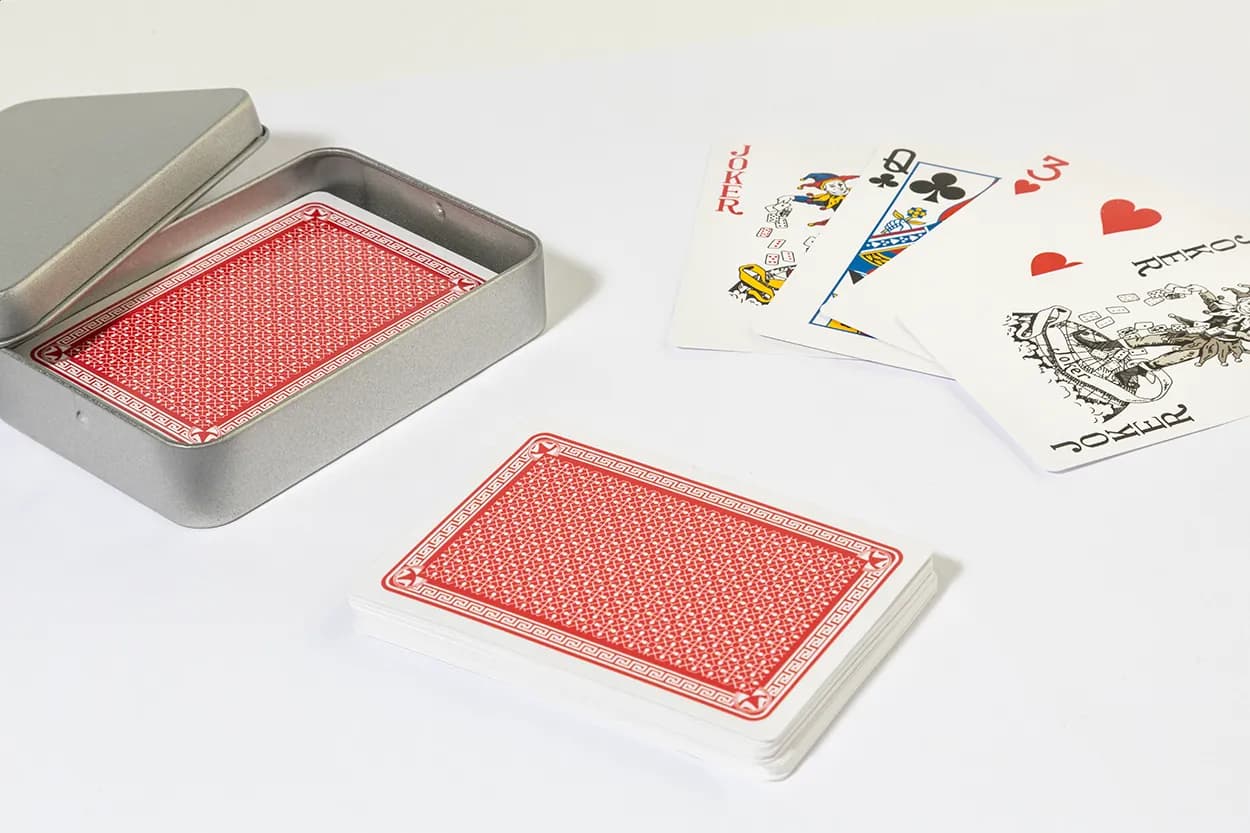 Spielkarten - Spades - silber