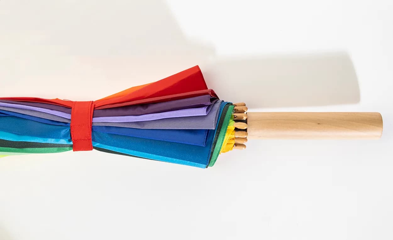 Regenbogen-Schirm - Rainjoy - mehrfarbig