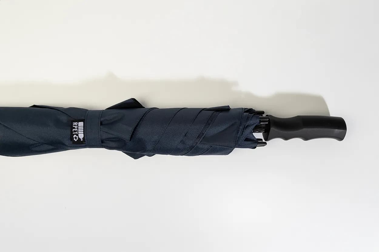 Quadratischer RPET Regenschrim - Quadstorm - dunkelblau (-06A)