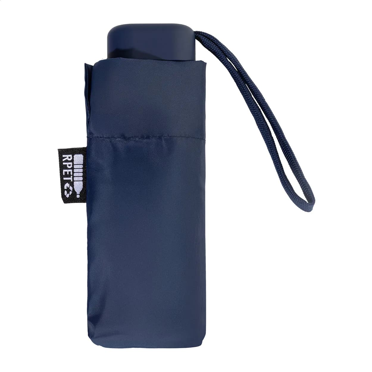 Mini-Taschenschirm aus RPET - Fractus - dunkelblau (-06A)