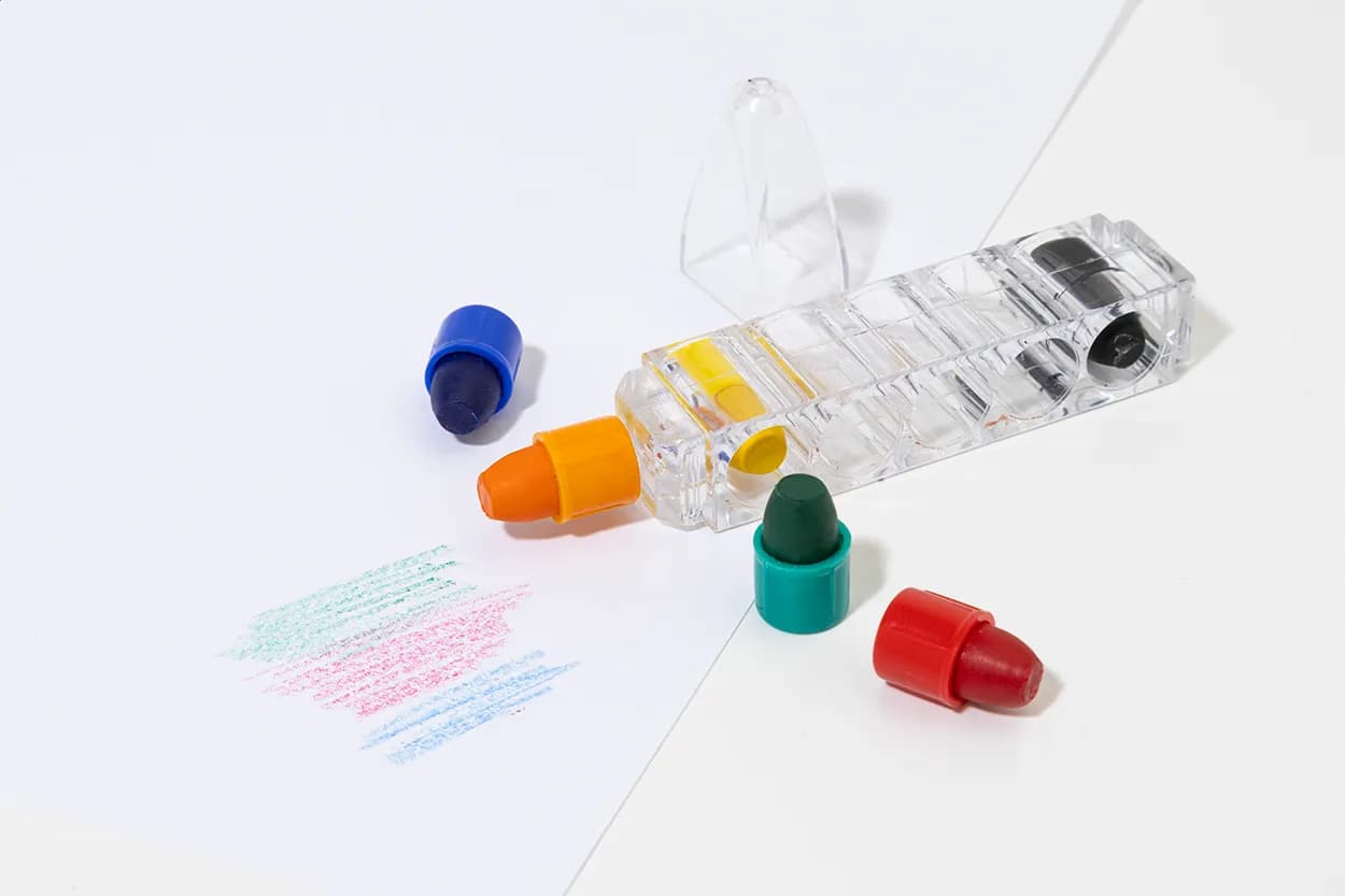 Wachsmalstifteset - Peyon - transparent