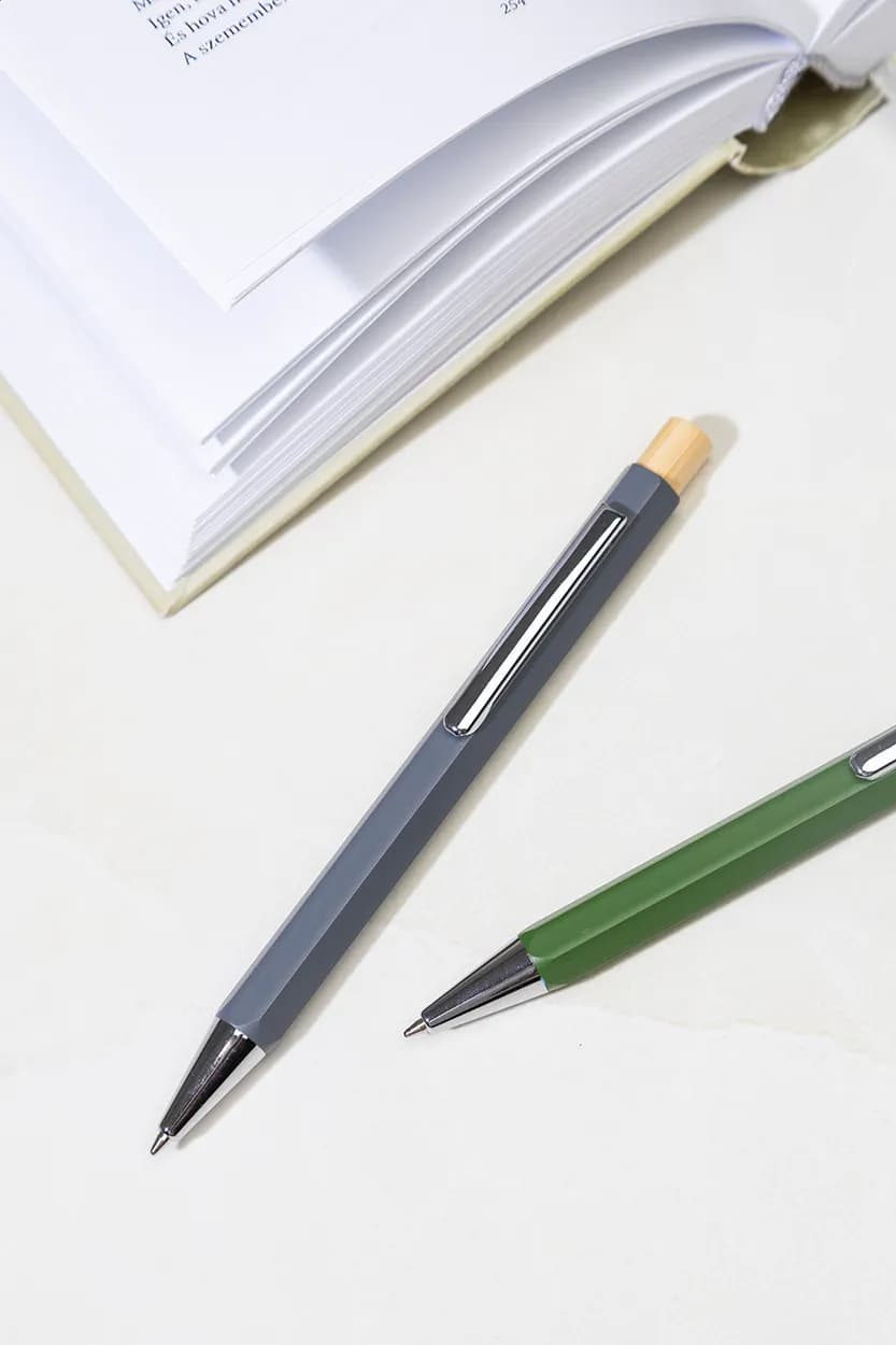 Kugelschreiber - Hexalin - aschgrau (-77)