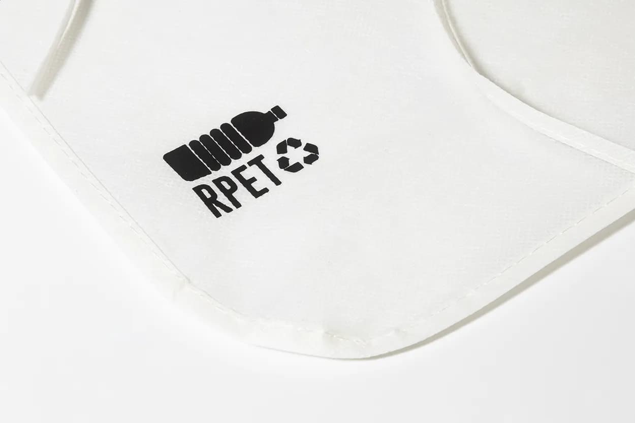 RPET Kinderschürze zum Bemalen - Ecolo - weiß