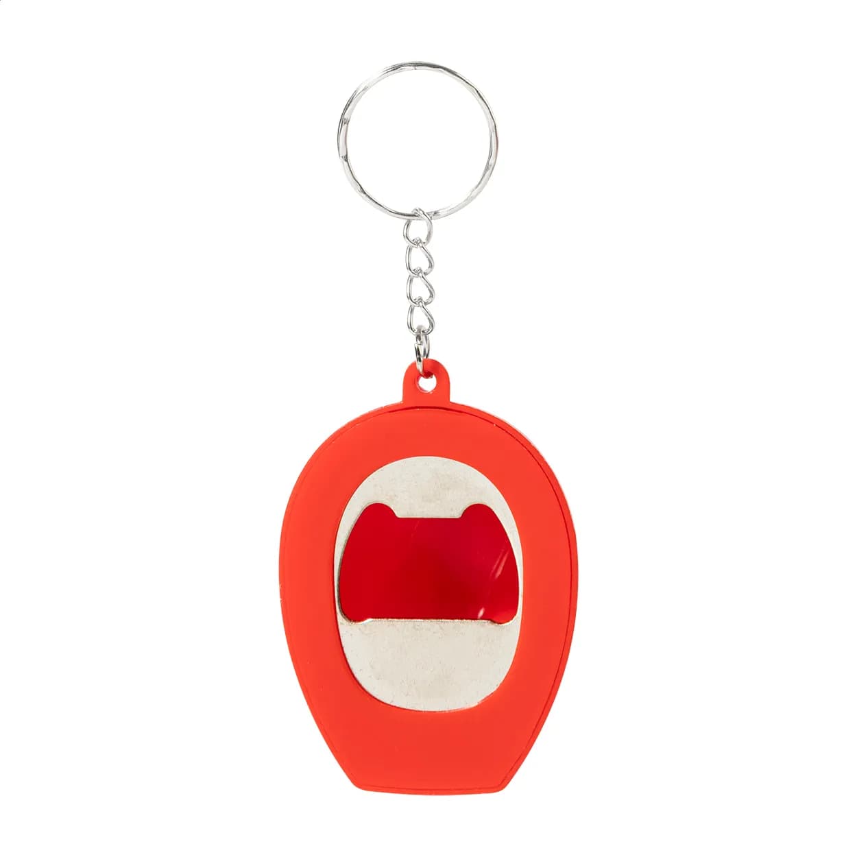 RABS Flaschenöffner mit Schlüsselanhäger - Bobby Pop - rot (-05)