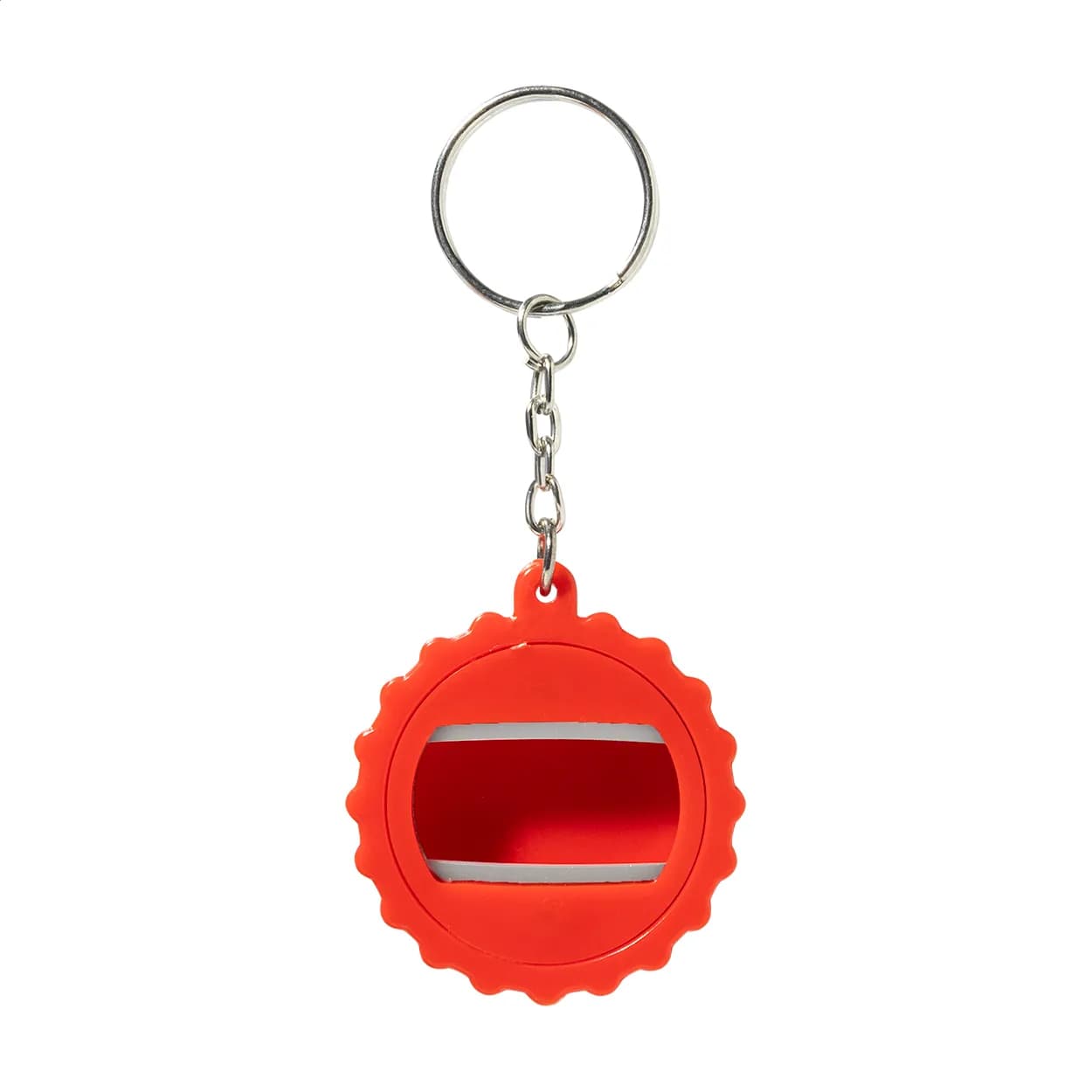 RABS Flaschenöffner mit Schlüsselanhäger - Popcap - rot (-05)