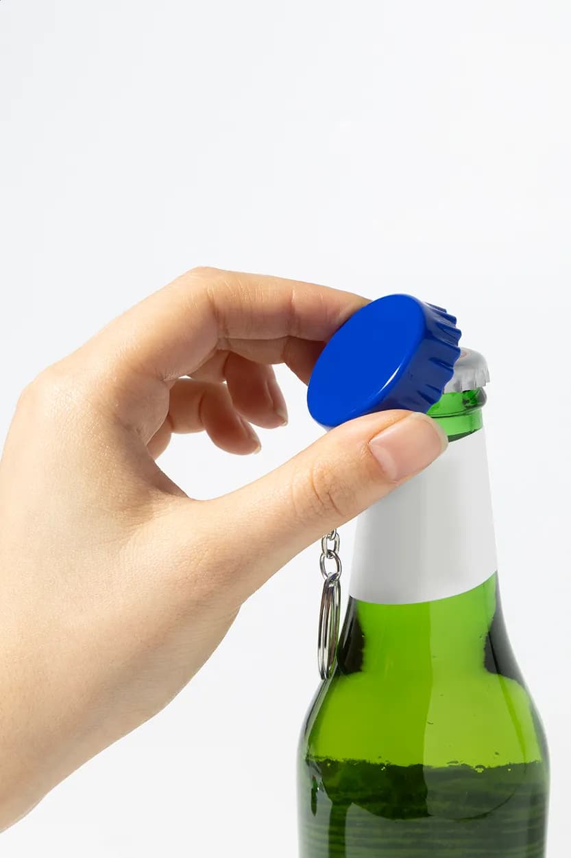 RABS Flaschenöffner mit Schlüsselanhäger - Popcap - blau (-06)