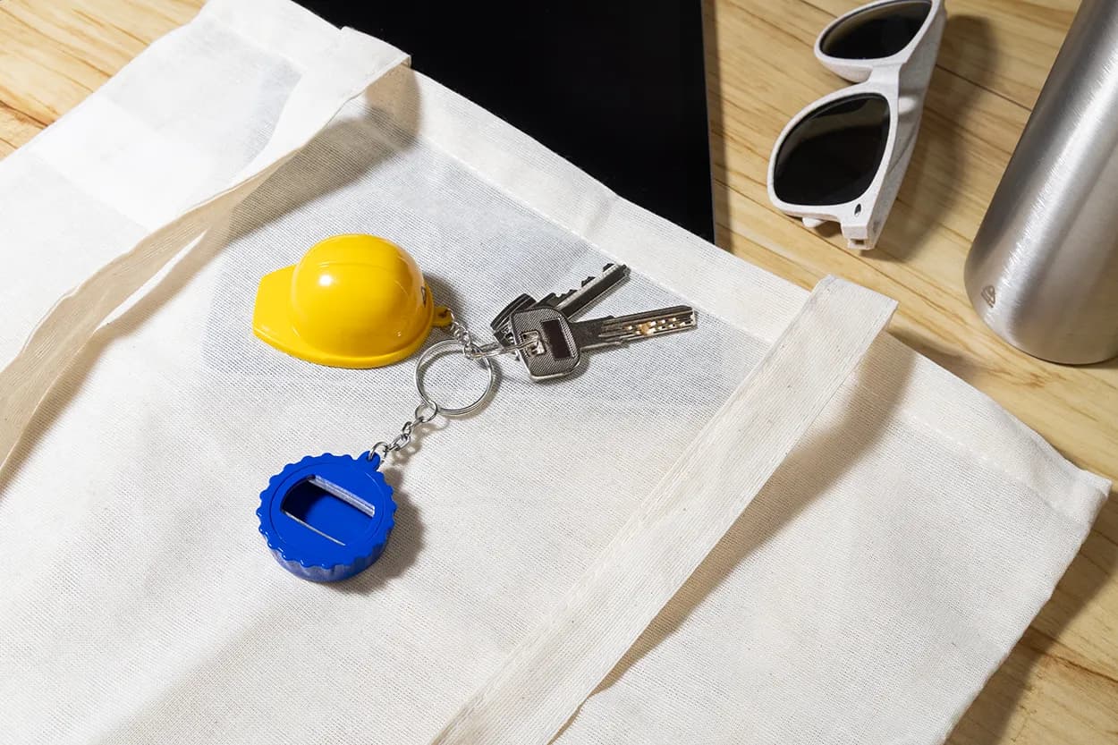 RABS Flaschenöffner mit Schlüsselanhäger - Popcap - blau (-06)