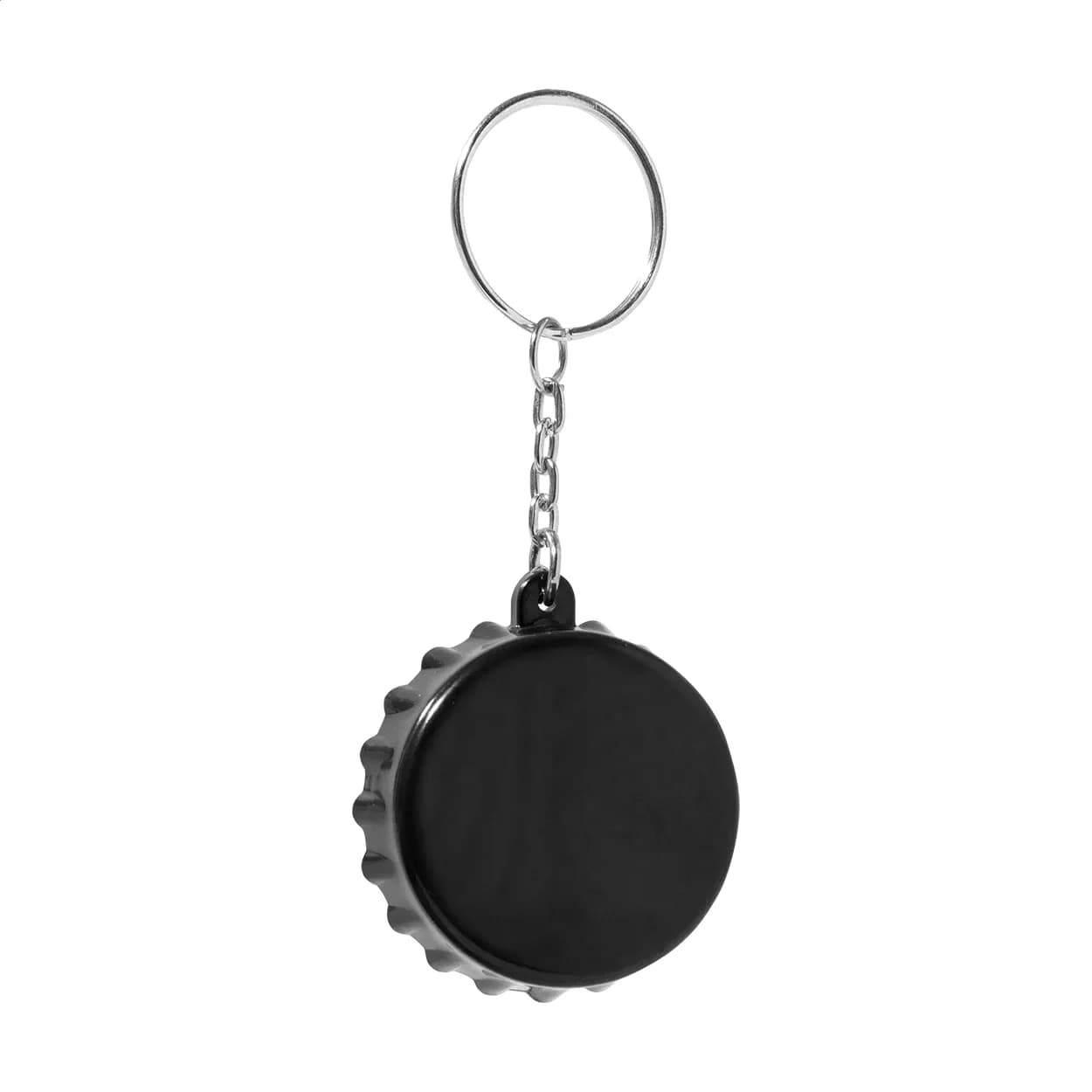 RABS Flaschenöffner mit Schlüsselanhäger - Popcap - schwarz (-10)