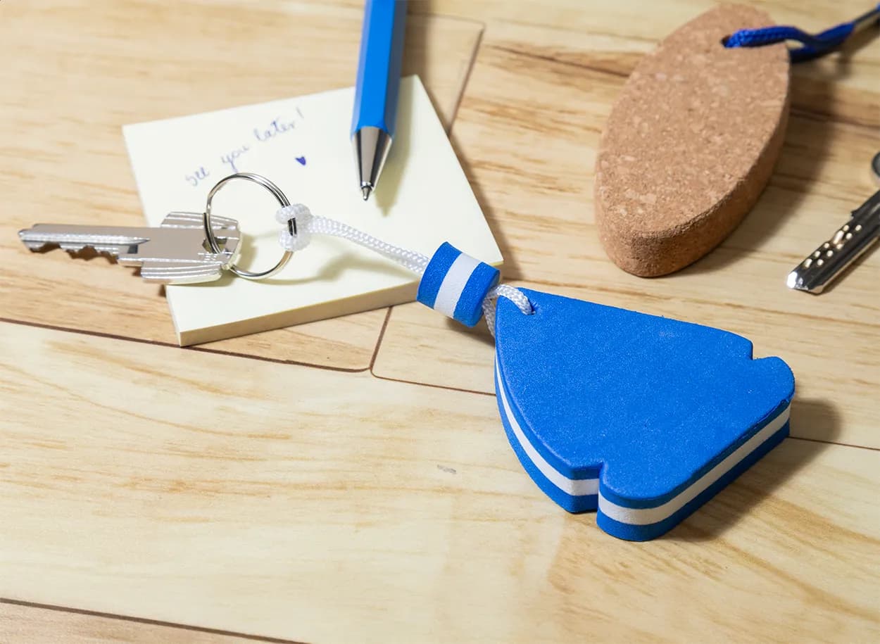 Schwimmender EVA Schlüsselanhänger - Velantis - blau (-06)