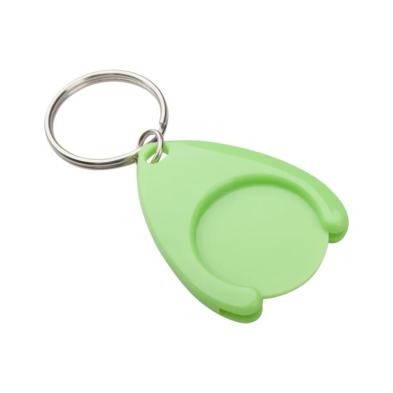 Schlüsselanhänger mit Einkaufswagen-Chip - Nelly - grün (-07)