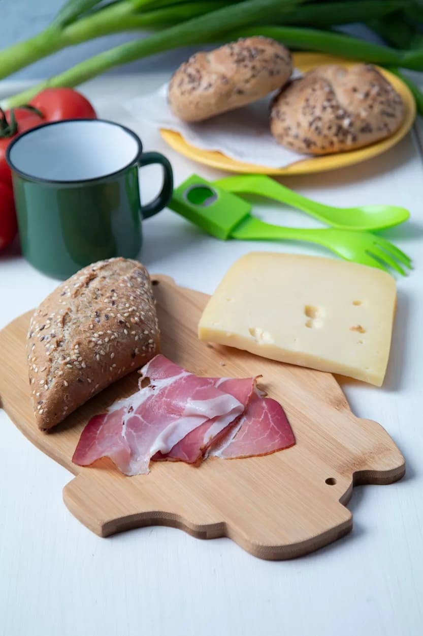 Schneidebrett - Mangalica - natur