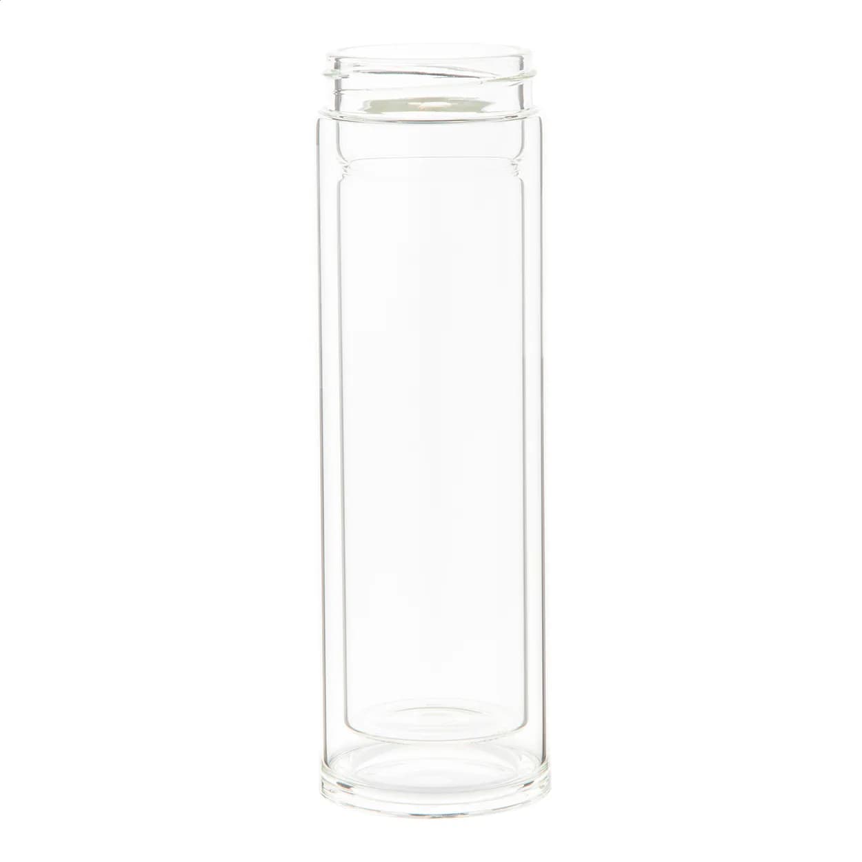 Glas-Thermoflasche - Andina - transparent