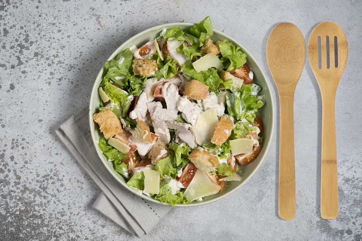 Salatbesteck - Escaro - natur