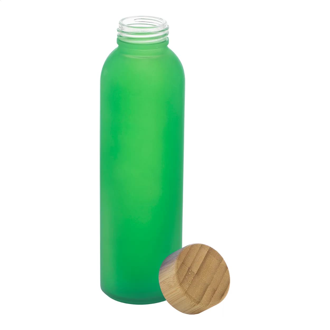 Glas-Trinkflasche - Cloody - grün (-07)