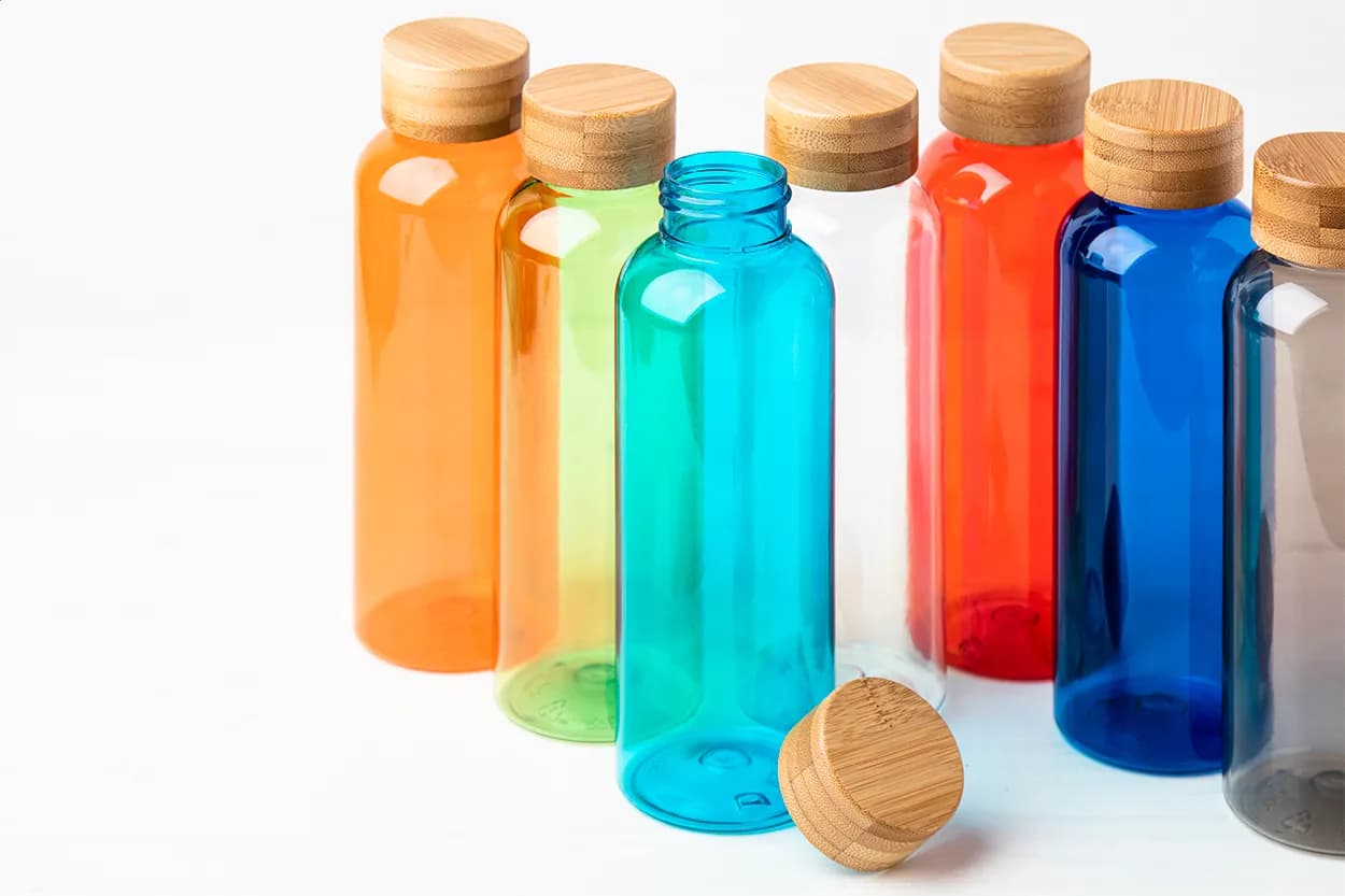 RPET-Sportflasche - Pemboo - hellblau (-06V)