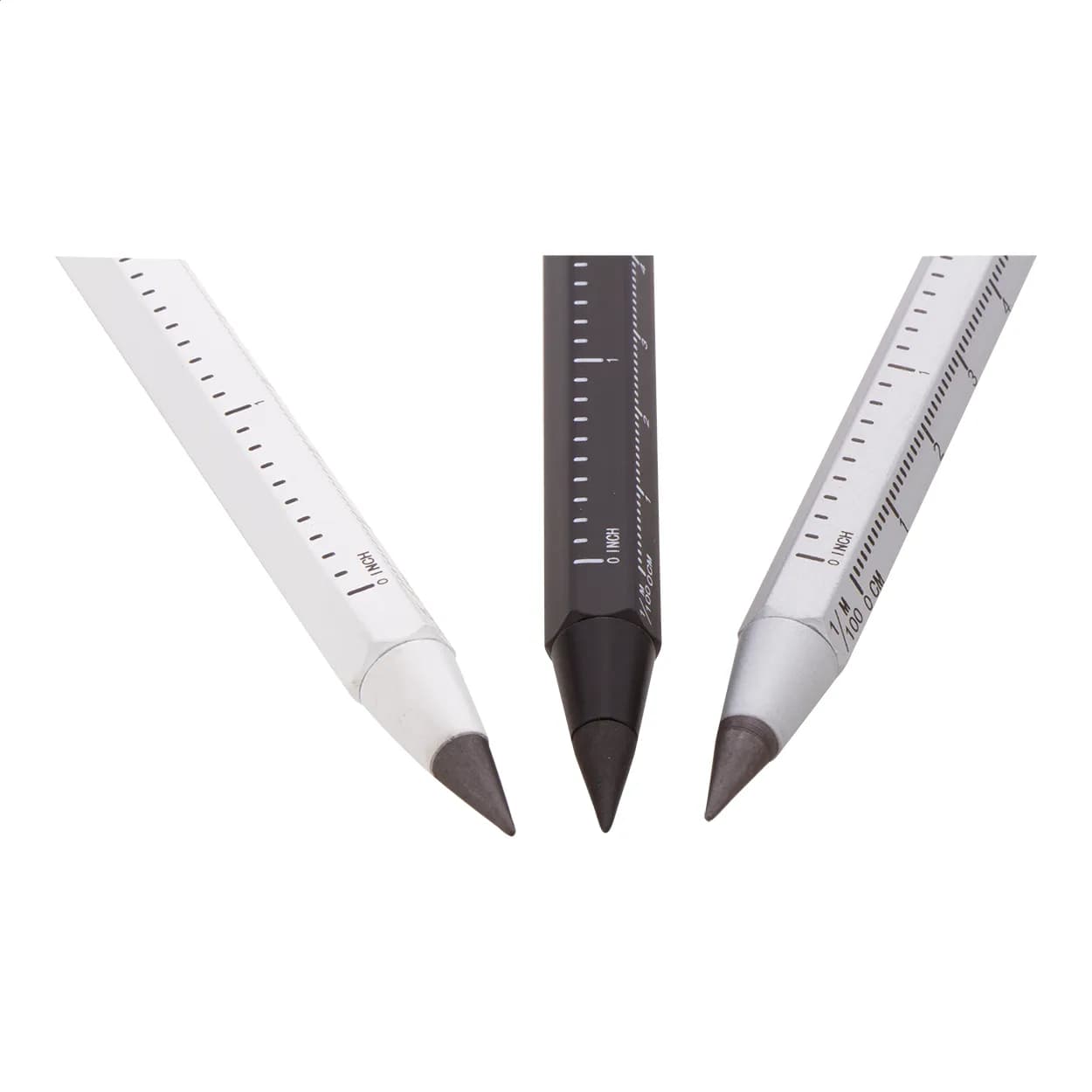 Tintenloser Stift mit Lineal - Ruloid - schwarz (-10)