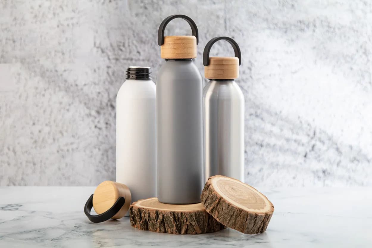 Sportflasche - Zoboo - grau (-80)