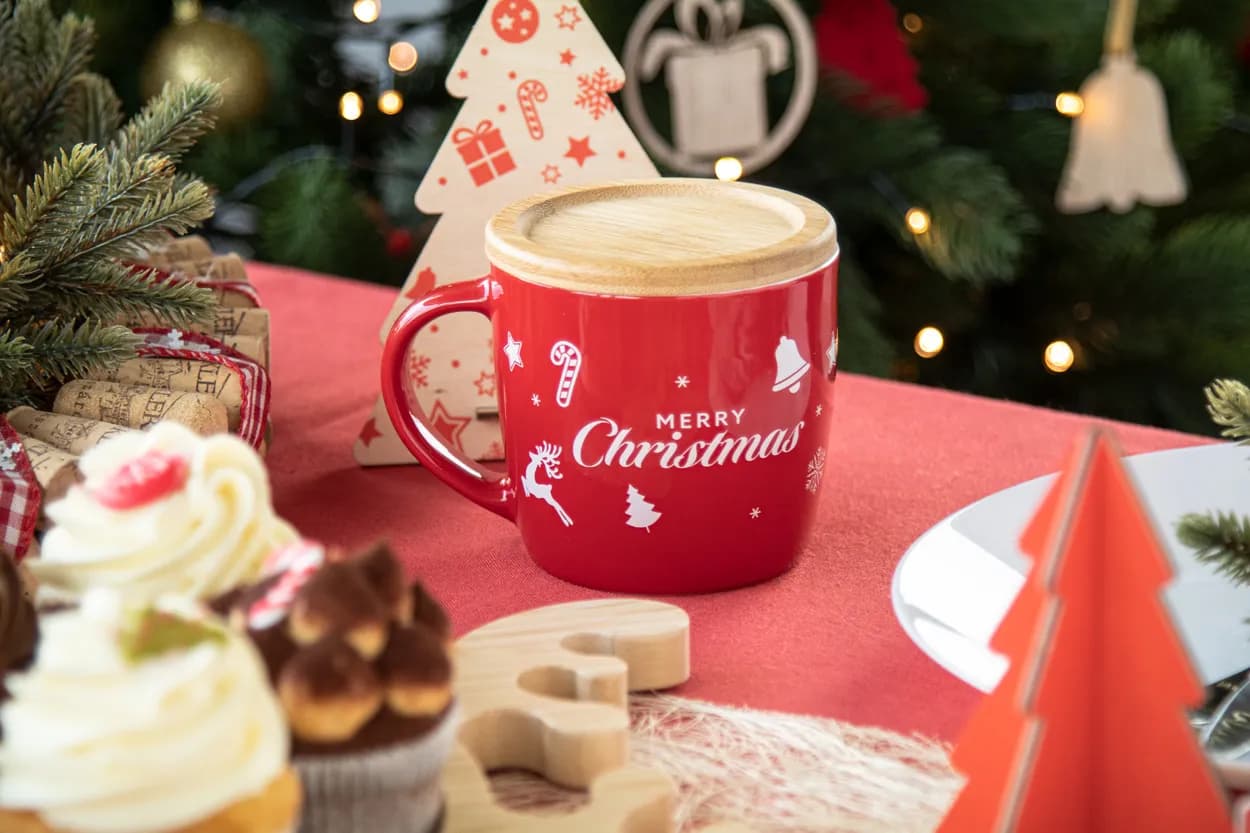 Weihnachtsbecher - Salomaa - rot (-05)