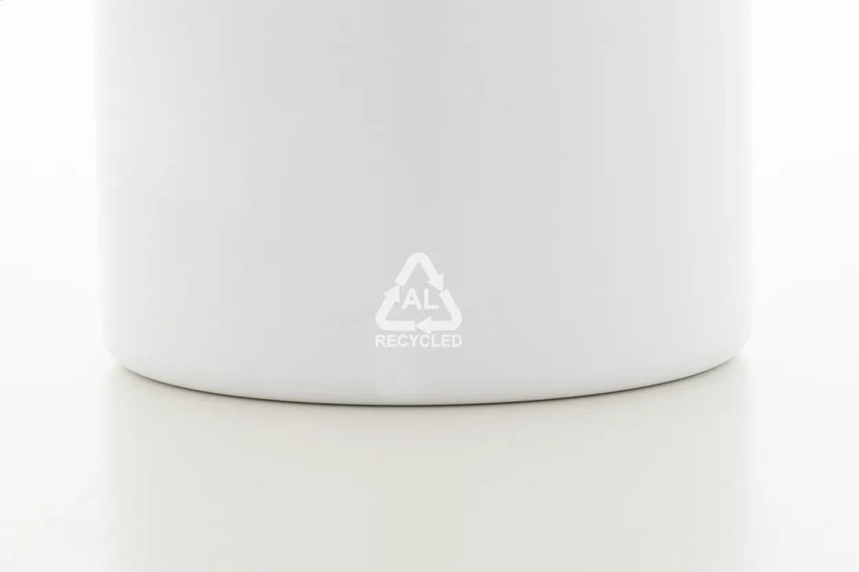 Flasche aus recyceltem Aluminium - Ralusip Plus - weiß (-01)