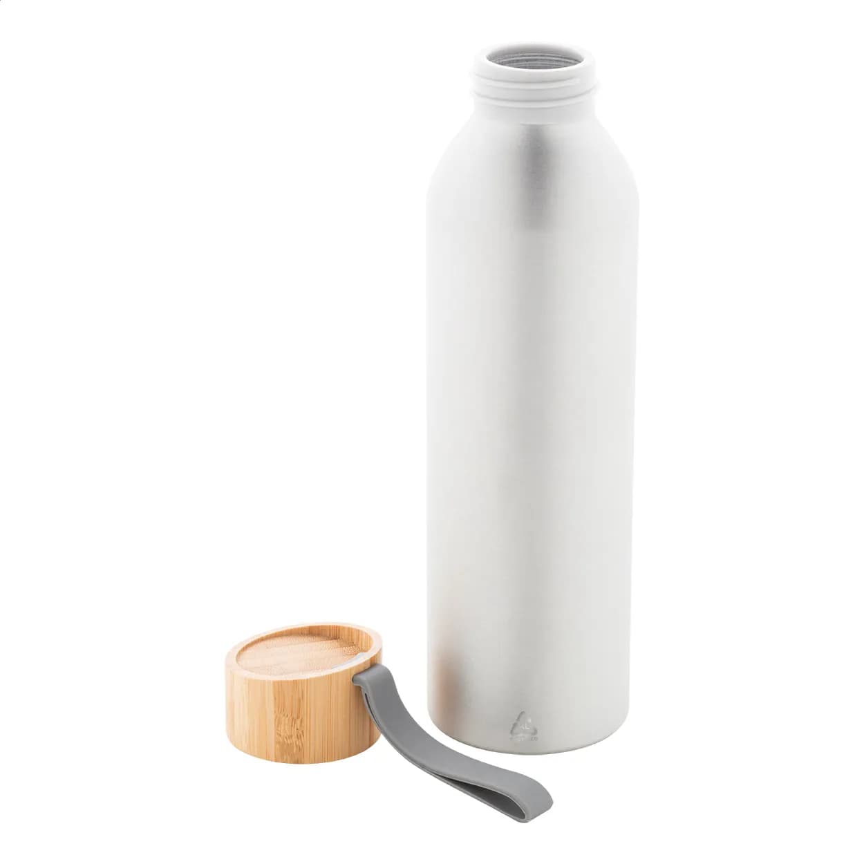 Flasche aus recyceltem Aluminium - Ralusip Plus - silber (-21)