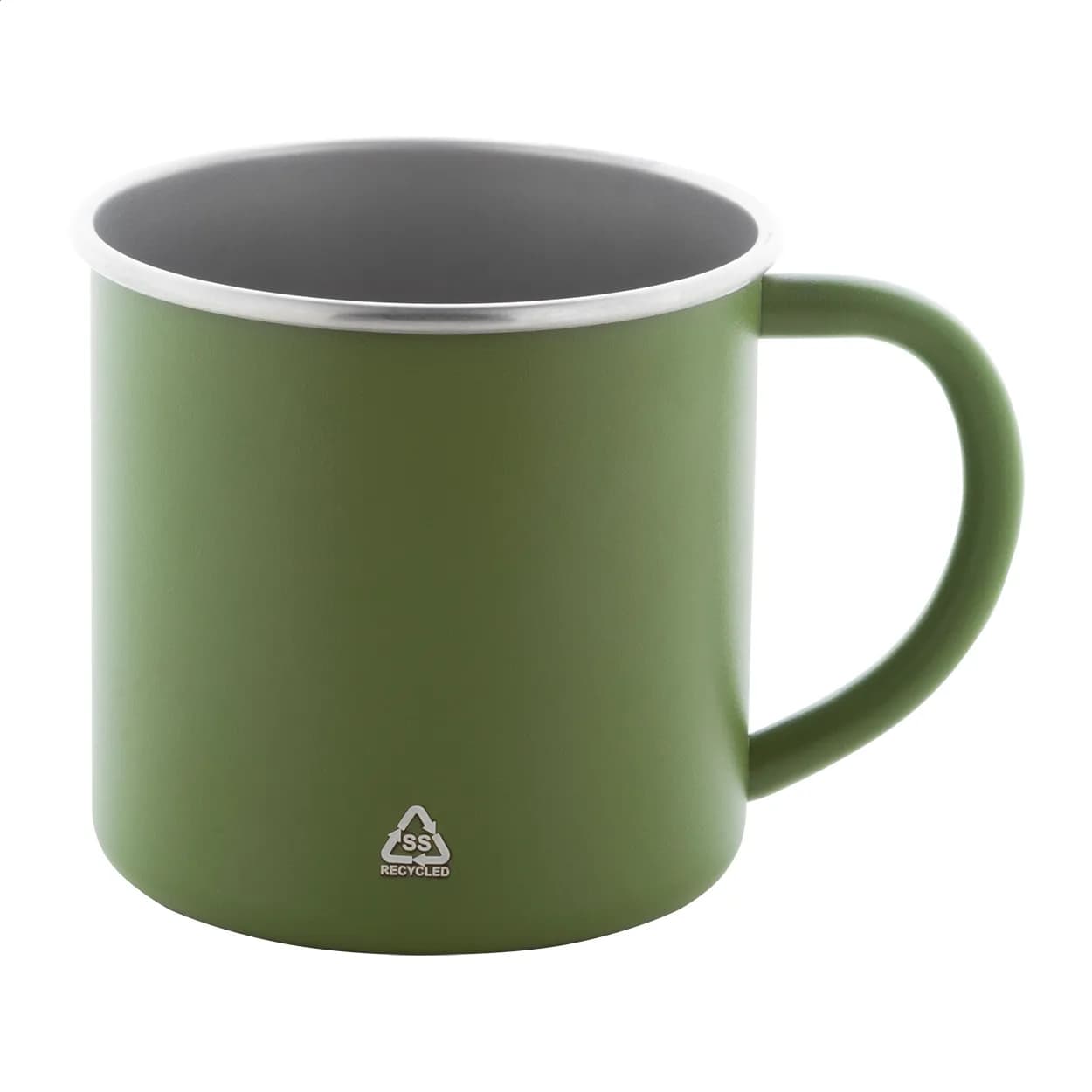 Tasse aus recyceltem Edelstahl - Hossa - grün (-07)