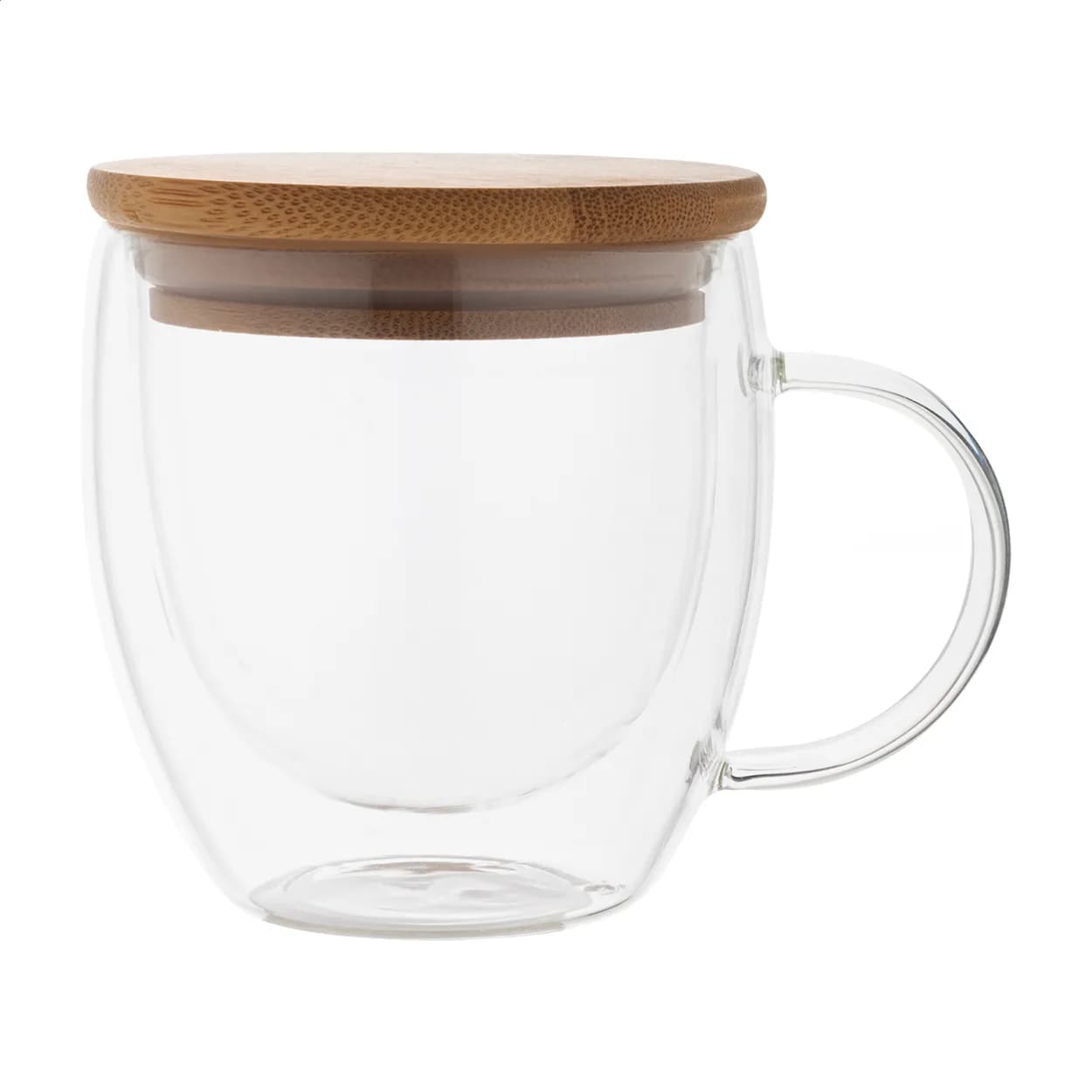 Thermotasse aus Glas - Grobina Mini - transparent