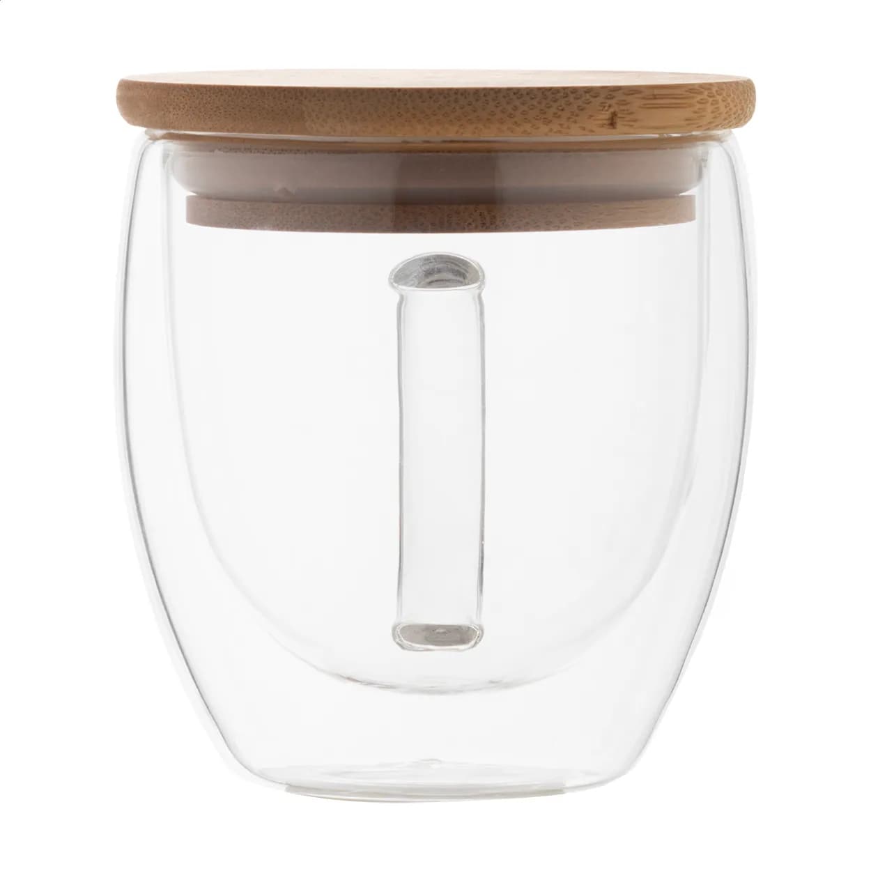 Thermotasse aus Glas - Grobina Mini - transparent