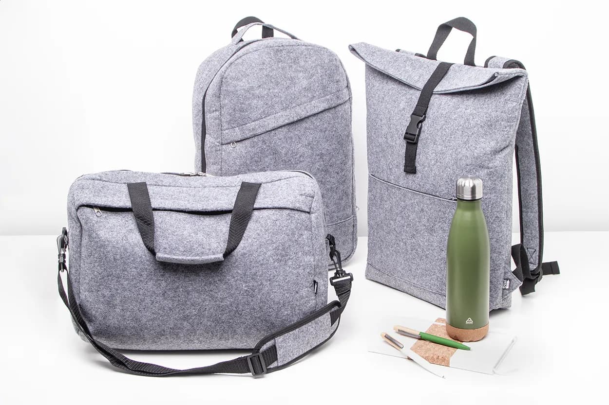 RPET-Filz-Rucksack - Refelt Back - grau (-77)