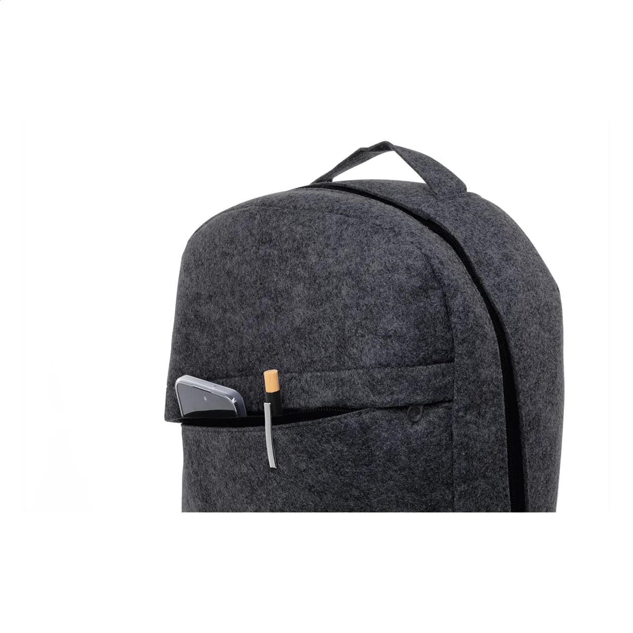 RPET-Filz-Rucksack - Refelt Back - dunkelgrau (-80)