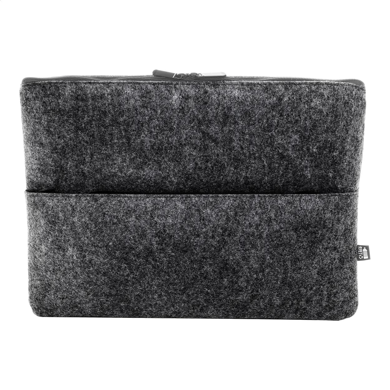 RPET-Filz-Laptoptasche - Refelt Comp - dunkelgrau (-80)